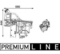 Mahle HGV Expansion tank PREMIUM LINE - CRT54000P