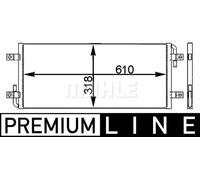 Mahle HGV Low-temperature radiator PREMIUM LINE - CIR22000P