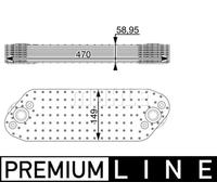 Mahle HGV Oil cooler PREMIUM LINE - CLC16000P