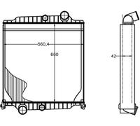 Mahle HGV Radiator PREMIUM LINE - CR1224000P