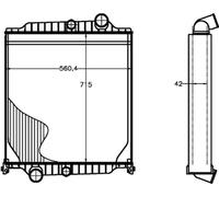 Mahle HGV Radiator PREMIUM LINE - CR1225000P