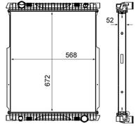 Mahle HGV Radiator PREMIUM LINE - CR2089000P