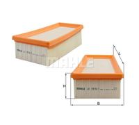 MAHLE ORIGINAL LX 1919/1 Air filter