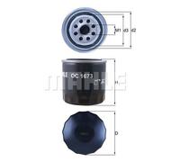 MAHLE High Quality OE Replacement Spin-On Oil Filter OC1673 to fit Subaru Legacy