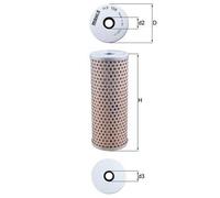 MAHLE HX 108 Steering Hydraulic Filter Fits Daf Iveco Man Mercedes Volvo