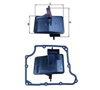 MAHLE HX166D Automatic Transmission Hydraulic Filter Fits Opel Saab Vauxhall