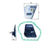 Mahle Hydraulic Filter Insert - For Automatic Transmission - HX 168D / HX168D