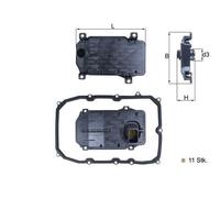 MAHLE HX 187KIT Hydraulic filter, transmission