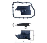 MAHLE ORIGINAL HX 266D Automatic transmission filter