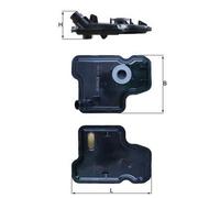 MAHLE HX 395 Automatic transmission filter
