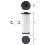 Mahle Hydraulic Filter HX190D VAG - OE Quality to Fit VAG - Single Filter