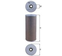 MAHLE HX 89 Hydraulic filter, operating hydraulic