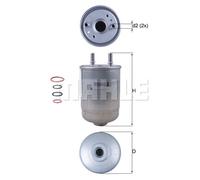 MAHLE KL 752/5D Fuel filter