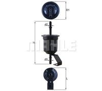 MAHLE KL1161 FUEL FILTER