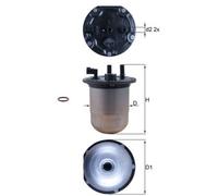 MAHLE ORIGINAL KL 1133D Fuel filter