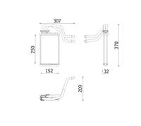 MAHLE AH 335 000P Heater matrix