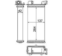 Mahle Interior heat exchanger - AH94000S