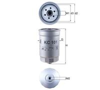 Mahle Fuel Filter KC101 3192226910 3192226910AR 319222BA00 319223E200 3197025850