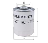 MAHLE KC 171 Fuel Filter Fits Ford Iveco Renault Astra Steyr Case IH Claas