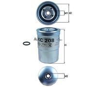 Mahle Original Fuel Filter KC 208 Spin-on for Mitsubishi Pajero/Shogun IV Van