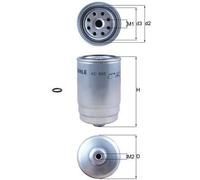 MAHLE KC 605D Fuel Filter Fits Hyundai ix20 Tucson Kia Venga Sportage MK4