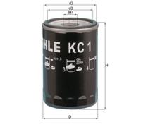 MAHLE KC 1 Fuel filter