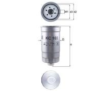 Fuel filter Spin-on Filter KC 103 KNECHT for ALFA ROMEO FIAT