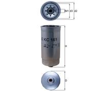 MAHLE KC 161 Fuel filter