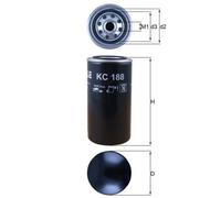 MAHLE KC188 Fuel Filter Fits AMMANN DITCH WITCH DOOSAN KING LONG MCCORMICK CUPRA