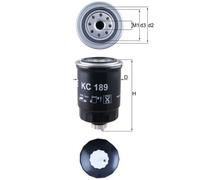Fuel Filter fits NISSAN CABSTAR TL0 2.7D 01 to 06 Mahle 16400BN303 16400EB300