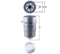 MAHLE KC195 Fuel Filter Fits Citroën Fiat Lancia LDV LTI Peugeot Piaggio
