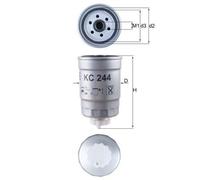 Fuel Filter fits SAAB 9-3 YS3F 1.9D 05 to 15 Mahle 12762671 Quality Guaranteed