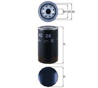 MAHLE KC28 Fuel Filter Fits LETOURNEAU NEW HOLLAND KOBELCO DOOSAN VERSATILE XCMG