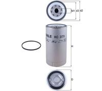 MAHLE KC375D Fuel Filter For MASSEY FERGUSON ATLAS COPCO CATERPILLAR DEUTZ SETRA