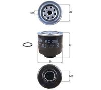 Mahle Fuel Filter KC388D fits Mitsubishi L200 - Genuine Part - OE Quality