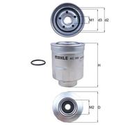 Mahle Original Fuel Filter KC389D 2339026140 – fits Toyota Verso AUR20 2.0D 1AD-FTV 2010-2018