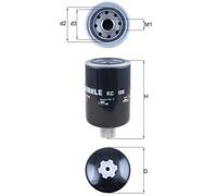 MAHLE KC 580 Fuel filter
