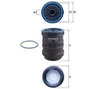 MAHLE KC 646D Fuel filter