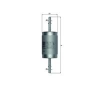 Fuel Filter fits FORD FOCUS Mk1 1.6 98 to 05 Mahle 1075138 2M5Z9155CA 3964918