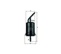 MAHLE KL 488 Fuel filter