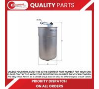 Fuel Filter KL792 Mahle 13286584 0813070 818031 813070 93196533