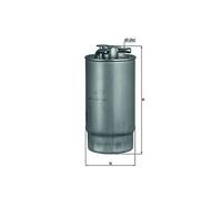 Mahle Fuel Filter Fits BMW Land Rover Vauxhall 2.0 2.5 3.0 Diesel KL160/1