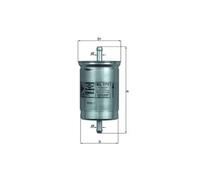 MAHLE KL171 Fuel Filter 54.9mm ⌀ Fits Ford Infiniti Isuzu Nissan Opel Vauxhall