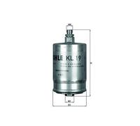 Fuel Filter fits MERCEDES 190 W201 1.8 2.0 2.3 82 to 93 Mahle 0014770301 Quality