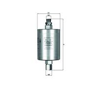 MAHLE KL 21 Fuel filter