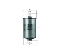 MAHLE KL29 Fuel Filter 80.5mm Diameter 172.5mm Height Service Fits Audi VW