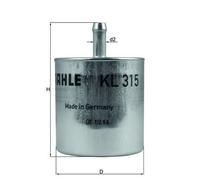Mahle Fuel Filter Kl 315 Fits BMW G 650 Xchallenge 2007 - 2010