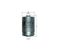 Fuel Filter fits AUDI CABRIOLET B3 2.0 2.6 2.8 92 to 00 Mahle 441201511C Quality