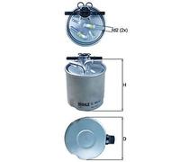 Fuel Filter KL440/40 Mahle 16400JY00A 16400JY00C 16400JY09D