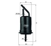 MAHLE KL488 Fuel Filter 55.5mm Diameter 185mm Height Service Fits Kia Rio